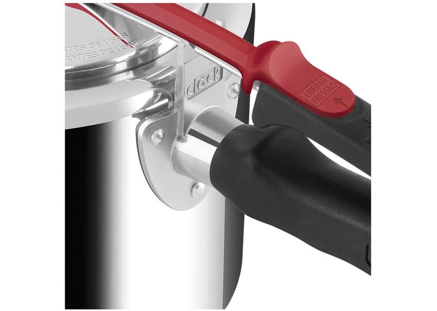 Panela de Pressão Clock 7L Prata Original+