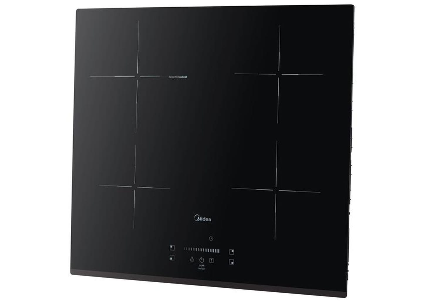 Cooktop 4 Bocas Elétrico Midea Touch Digital Preto Acendimento Automático CYC40P2