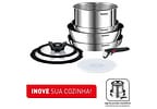 Jogo de Panelas Tefal Inox Fundo Triplo 4 Peças Ingenio