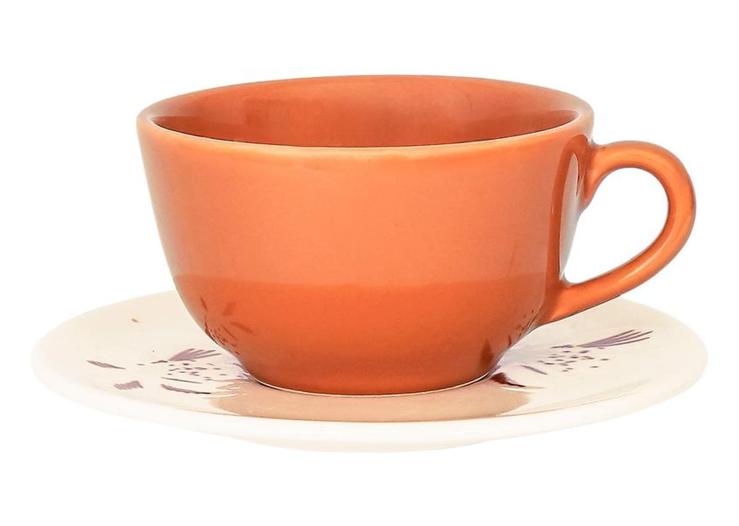 Aparelho de Jantar e Chá 20 Peças Oxford Daily Redondo de Cerâmica Unni Orquídea