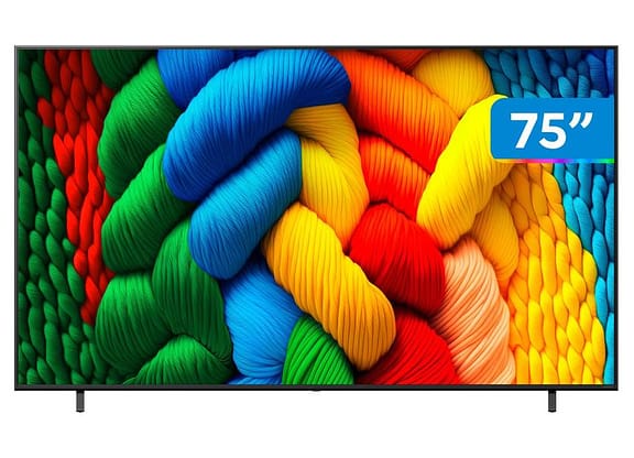 Smart TV 75" LG 4K Ultra HD NanoCell 75NANO80ASA webOS 25 2025
