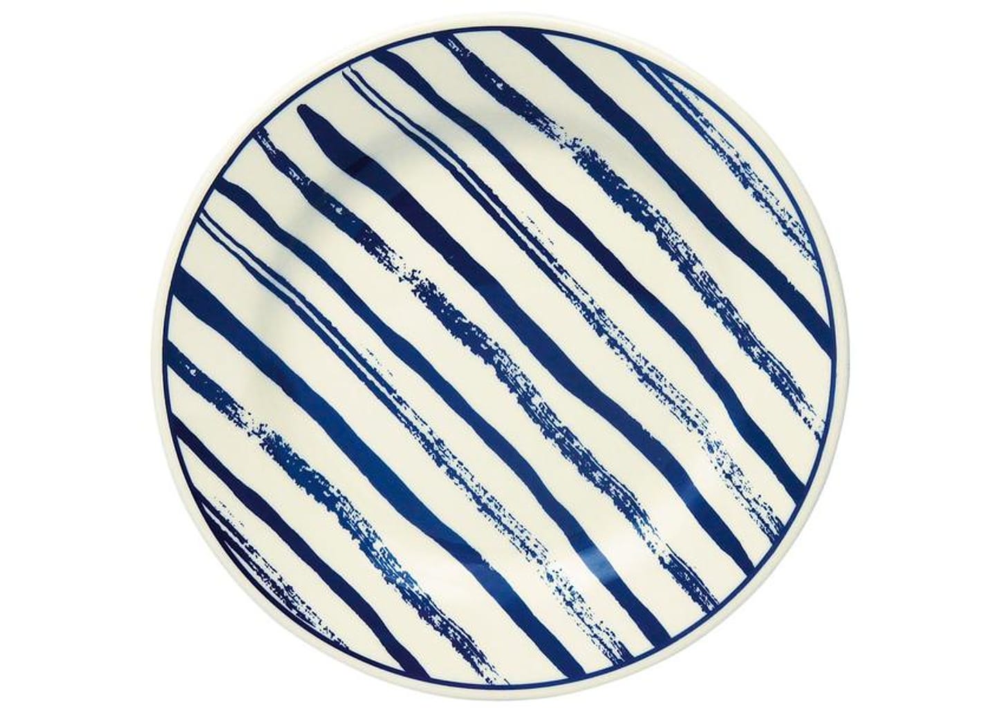 Aparelho de Jantar e Chá 20 Peças Biona Redondo de Cerâmica Azul Donna 24 Margaridas