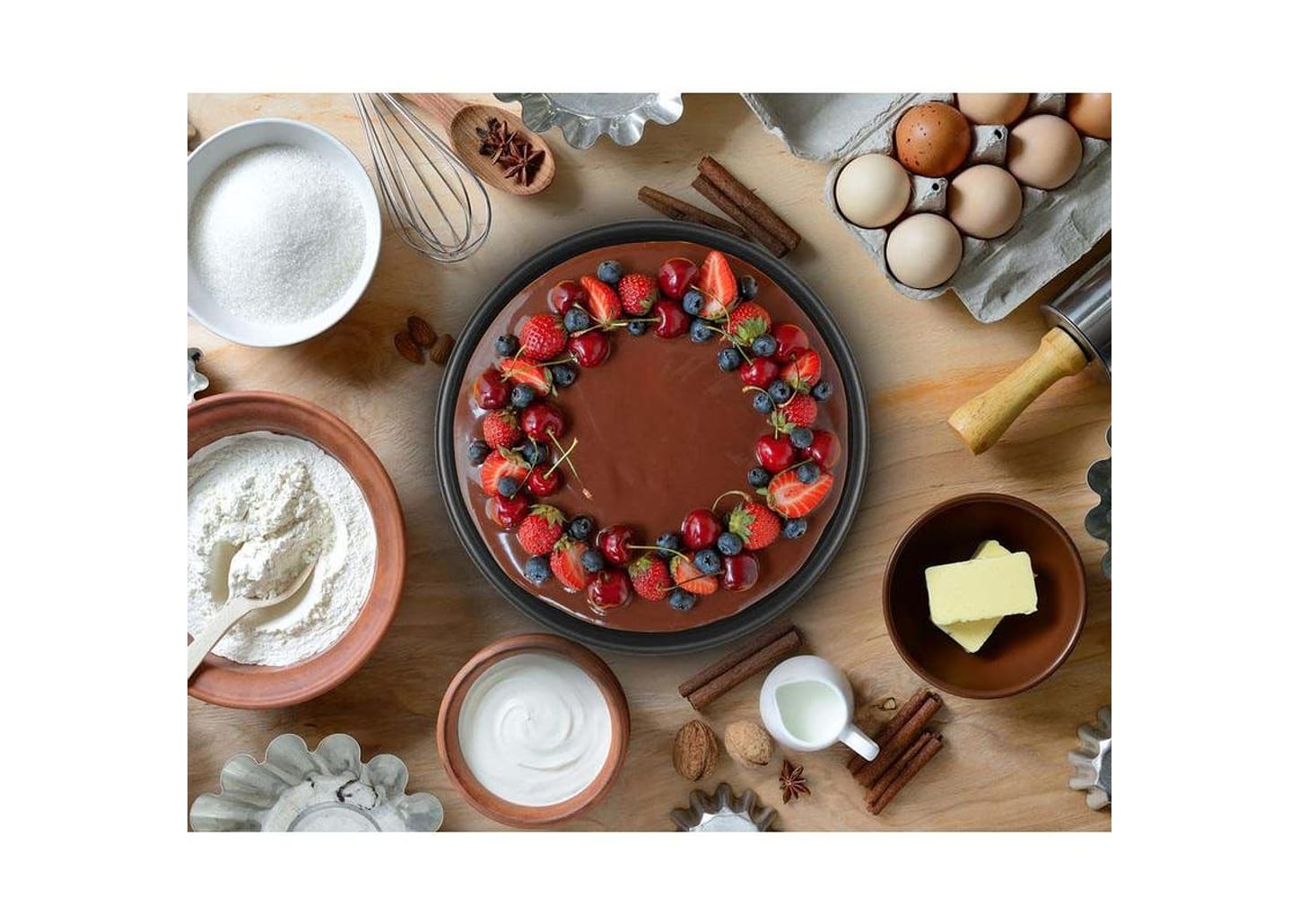 Jogo de Panelas Rochedo Antiaderente de Alumínio Vermelho 11 Peças Facilita