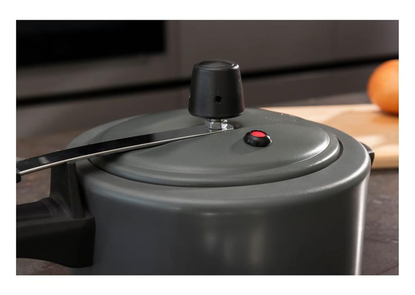 Panela de Pressão Brinox 3L Cinza Ceramic Life Vapt