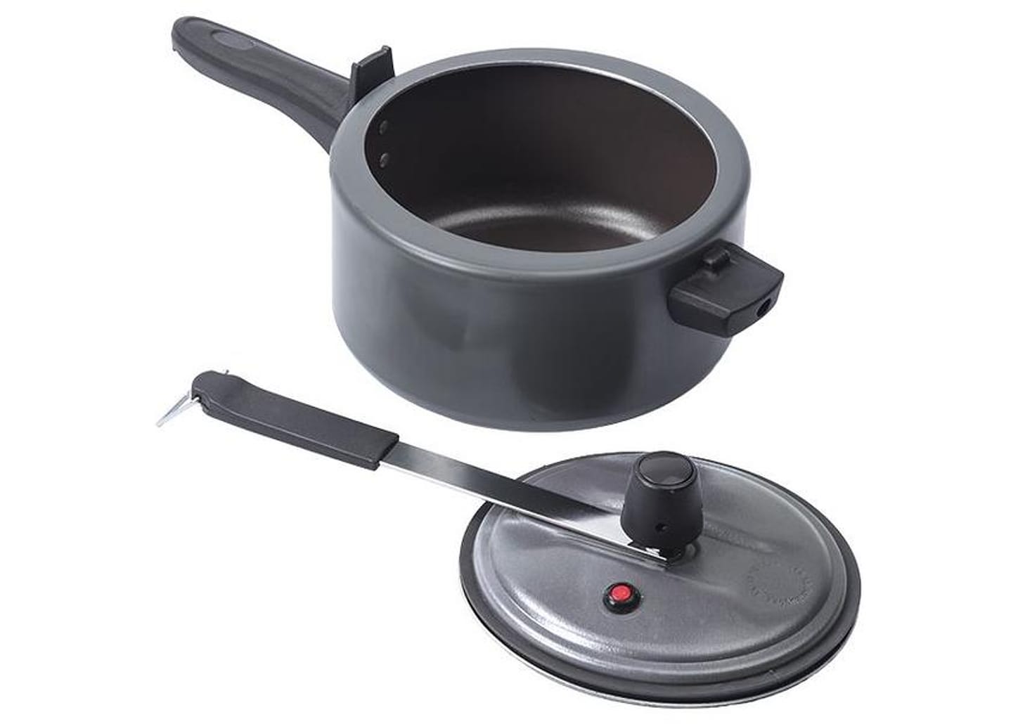 Panela de Pressão Brinox 3L Cinza Ceramic Life Vapt