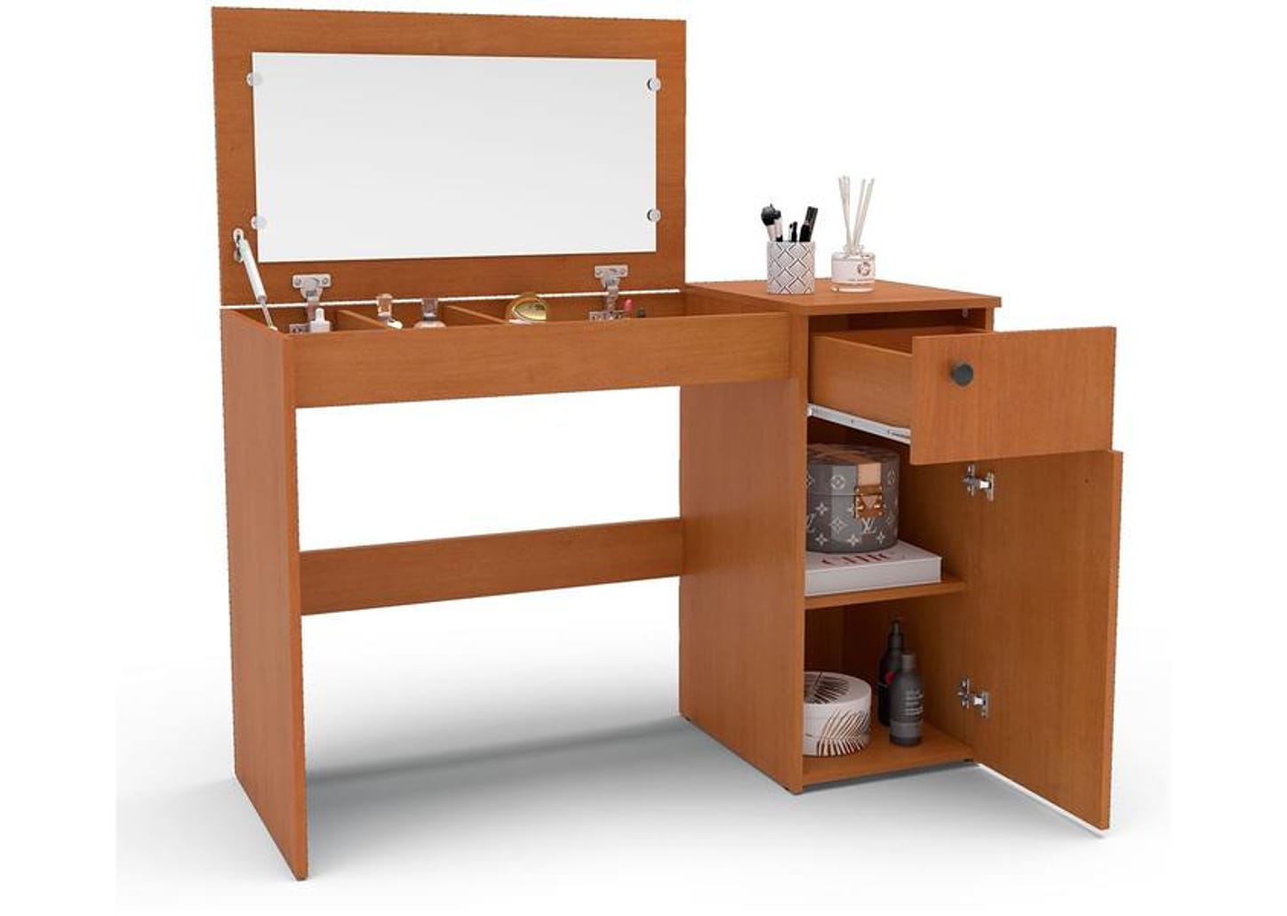 Escrivaninha 1 Gaveta 2 Portas Politorno Móveis Iracema