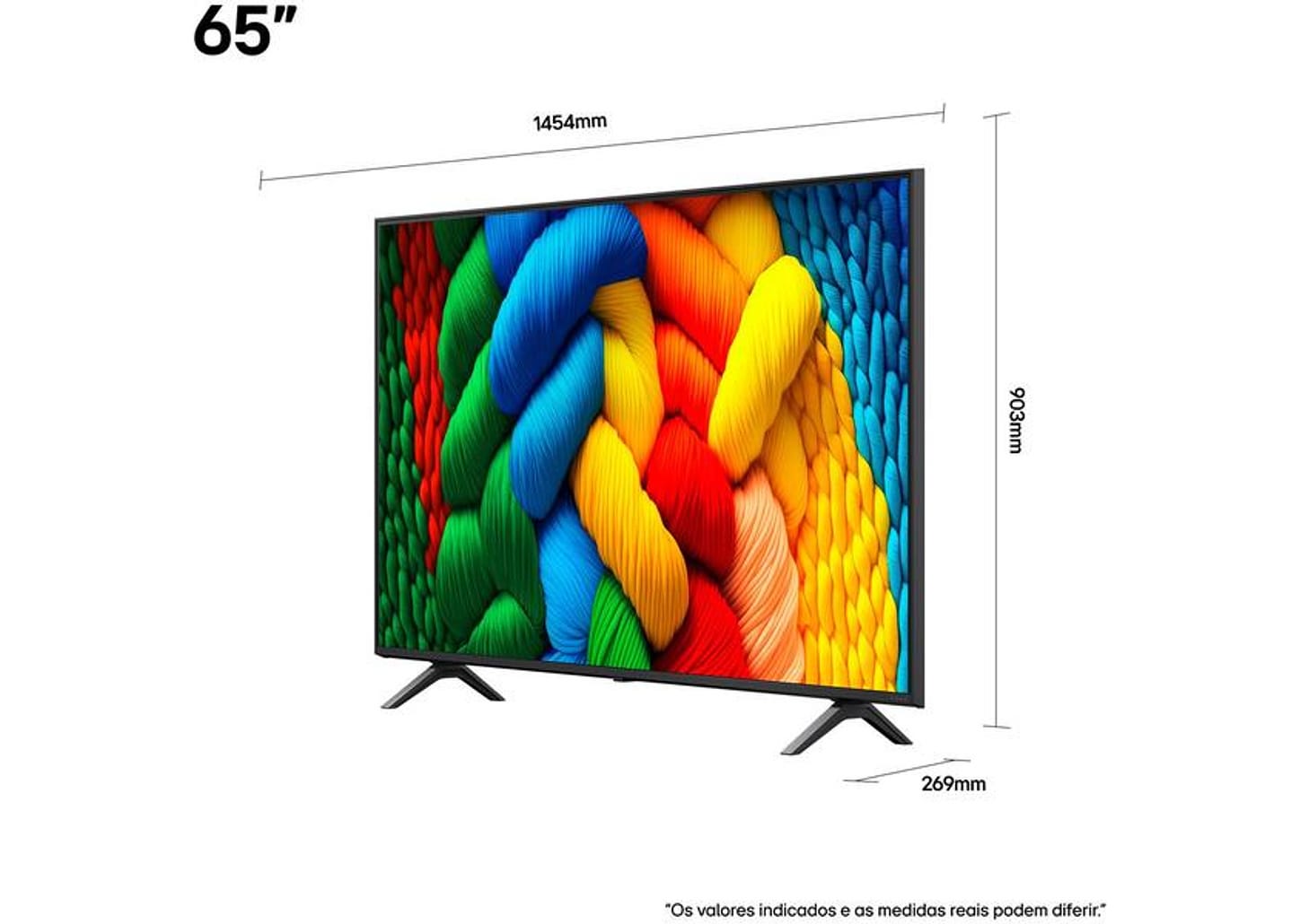 Smart TV 65" LG 4K Ultra HD NanoCell 65NANO80ASA webOS 2025