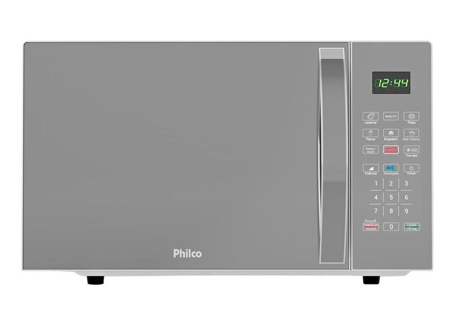 Micro-ondas Philco 28L Prata Espelhado PMO30S