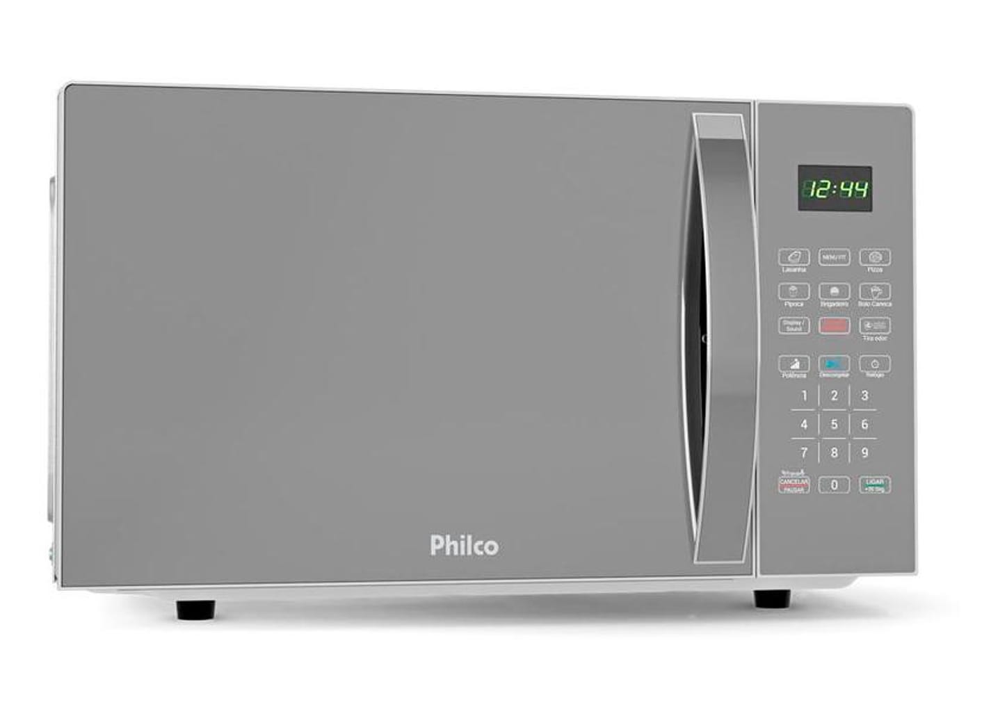 Micro-ondas Philco 28L Prata Espelhado PMO30S