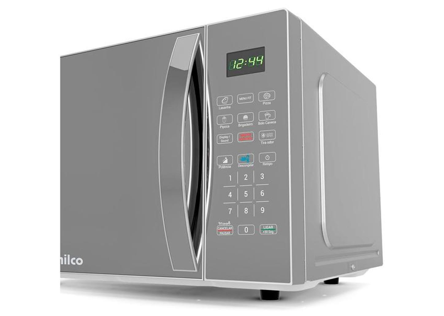 Micro-ondas Philco 28L Prata Espelhado PMO30S