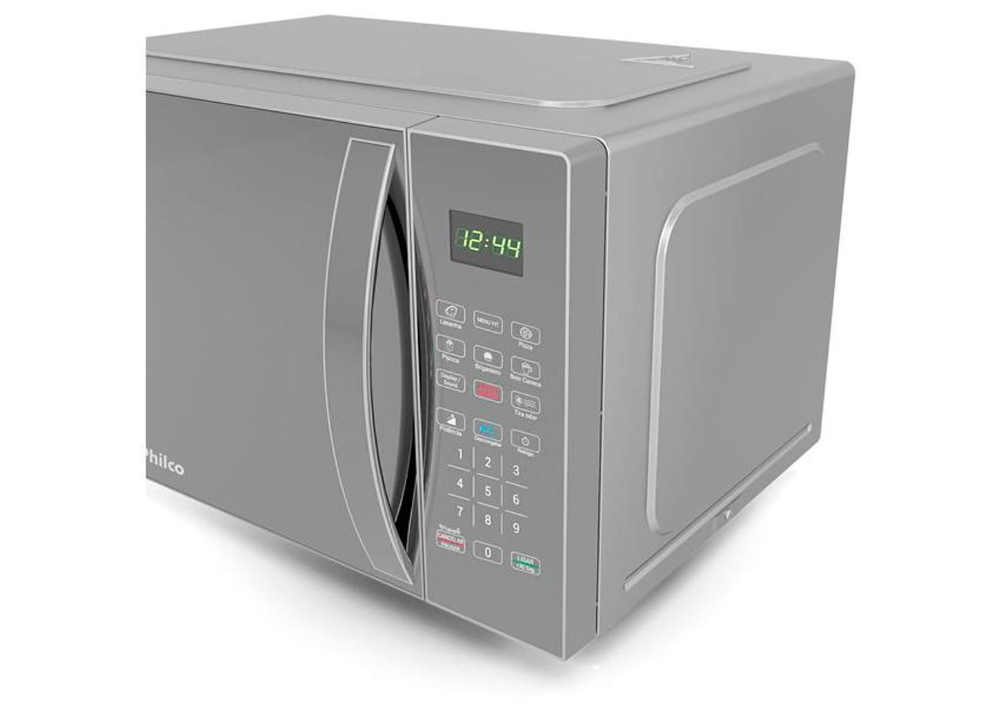 Micro-ondas Philco 28L Prata Espelhado PMO30S