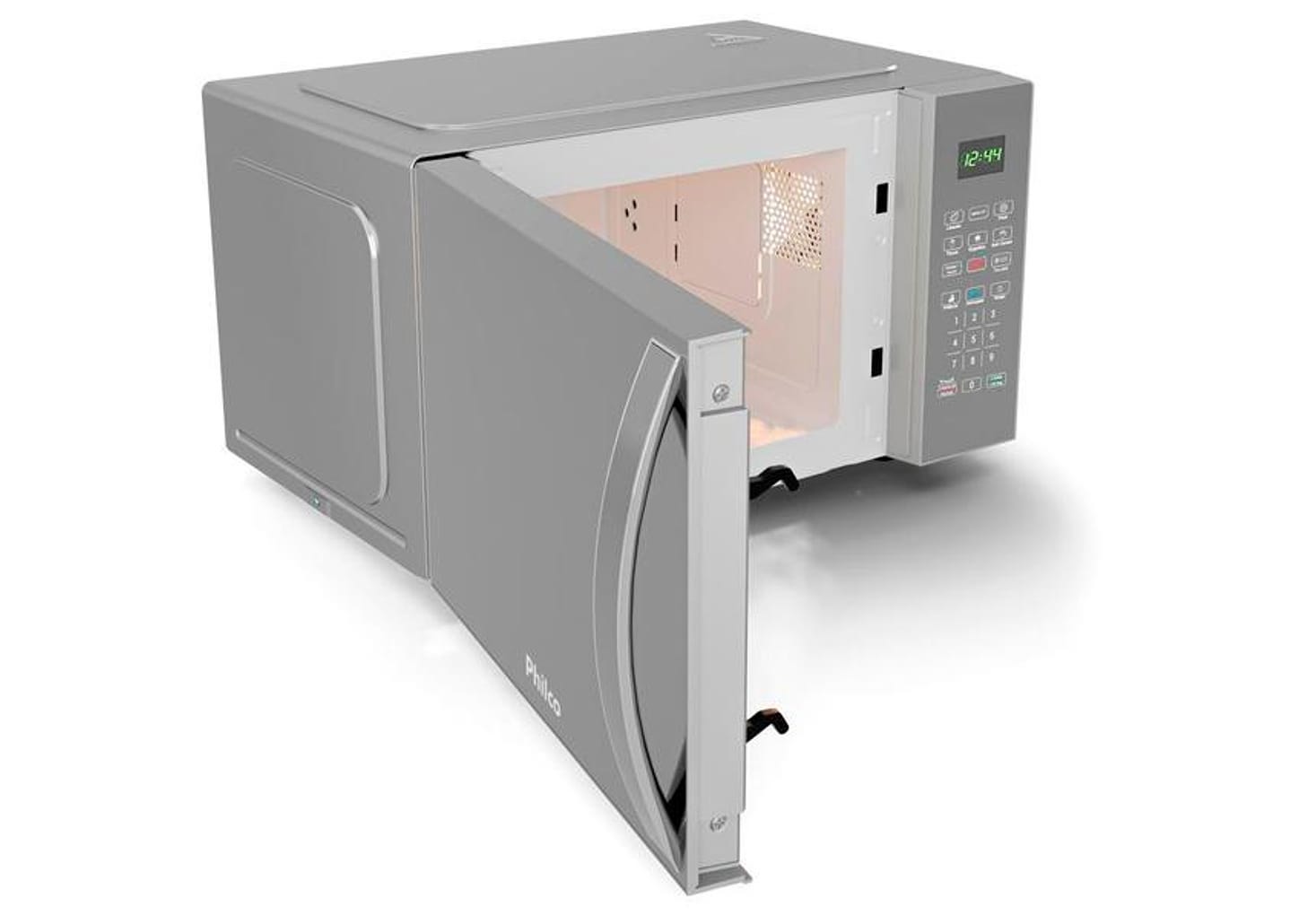 Micro-ondas Philco 28L Prata Espelhado PMO30S