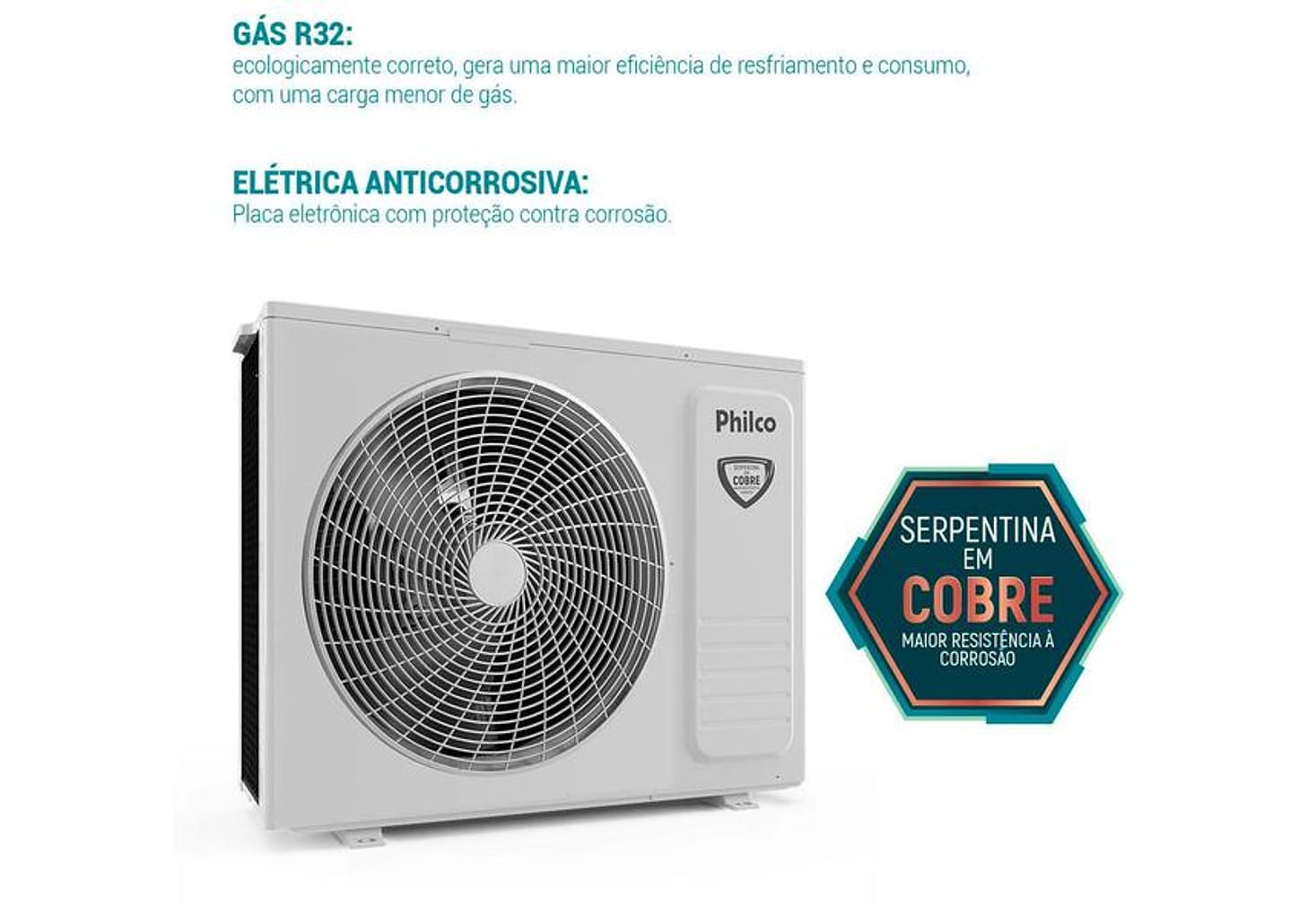 Ar-condicionado Split 18.000 BTUs Philco Inverter Frio PAC18FB