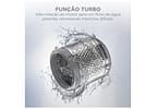 Lavadora de Roupas Midea Slim 11kg HealthGuard Smart Inverter Água Fria e Quente Branco MF201W110WB/WK-01
