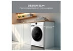Lavadora de Roupas Midea Slim 11kg HealthGuard Smart Inverter Água Fria e Quente Branco MF201W110WB/WK-01