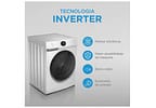 Lavadora de Roupas Midea Slim 11kg HealthGuard Smart Inverter Água Fria e Quente Branco MF201W110WB/WK-01