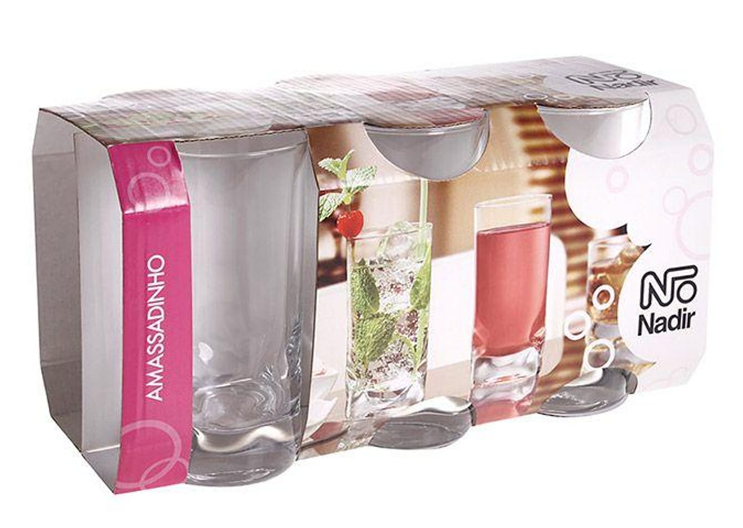 Conjunto de Copos 6 Peças - Nadir Long Drink 7700