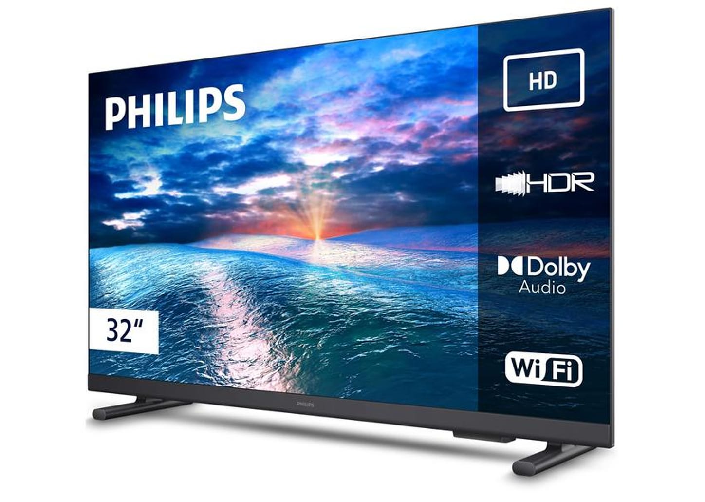 Smart TV 32" Philips HD DLED 6910 32PHG6910/78 Titan OS 2025