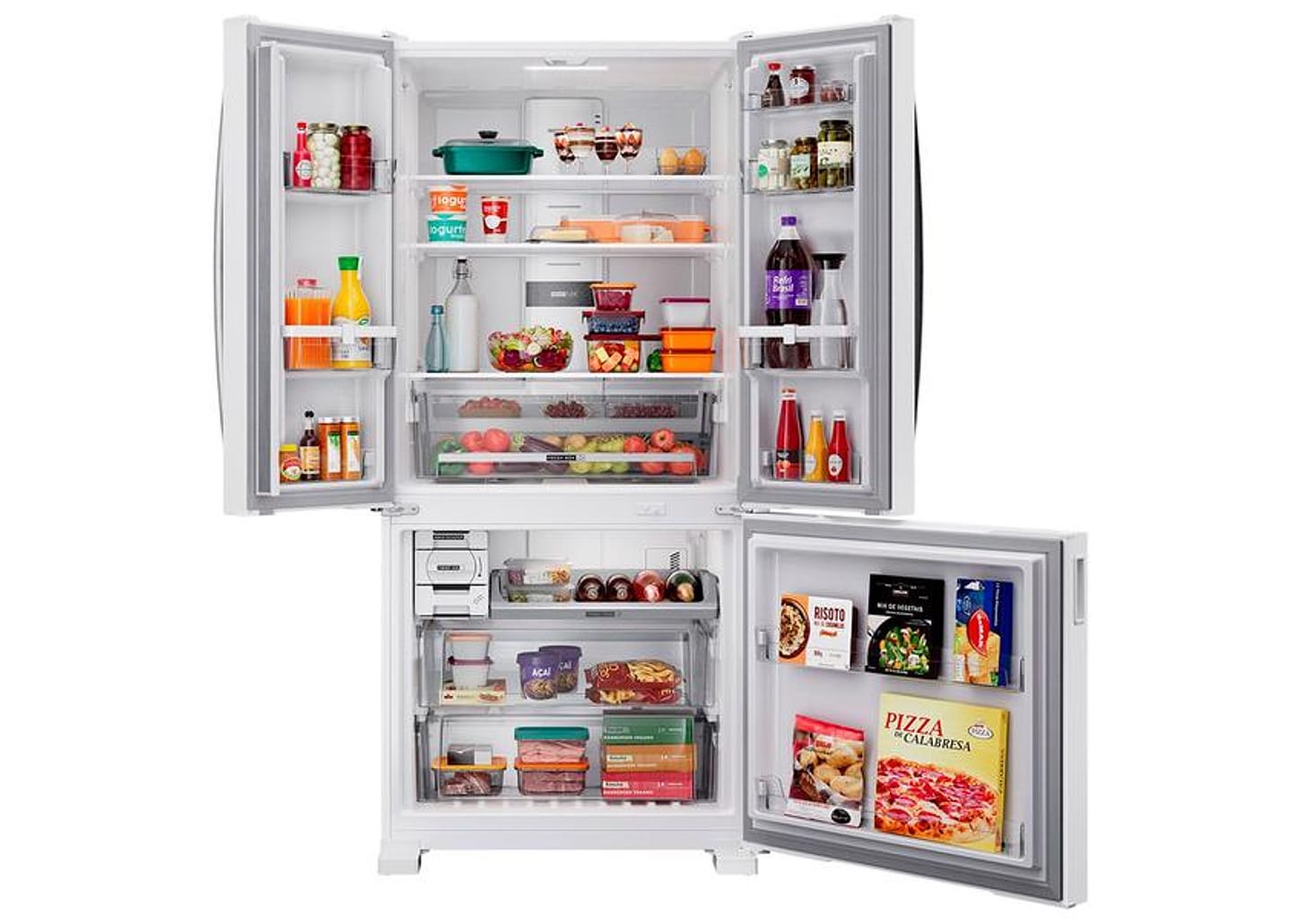 Geladeira/Refrigerador Brastemp Frost Free French Door Branco 559L BRO85MBANA