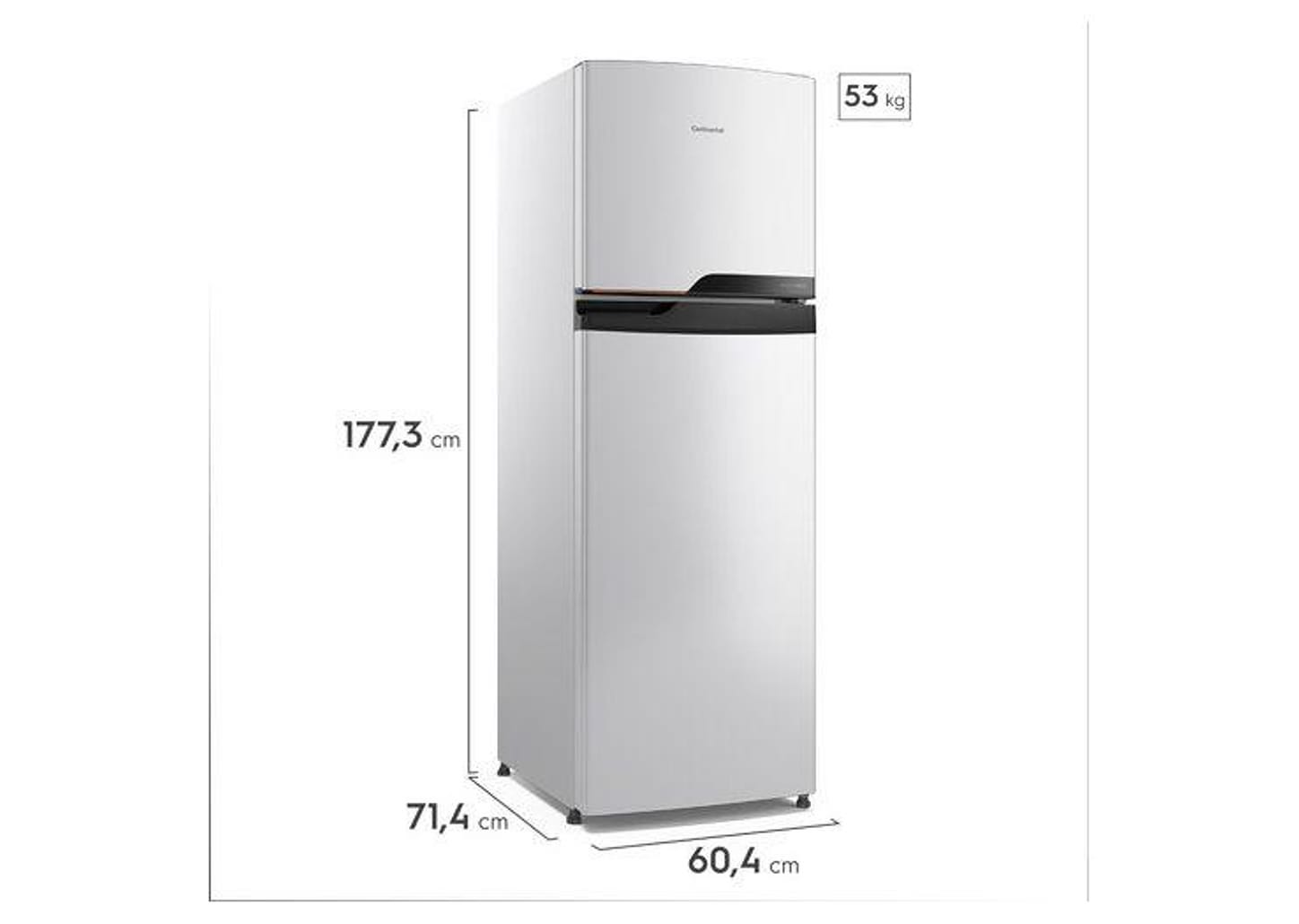 Geladeira/Refrigerador Continental Frost Free Duplex Branco 380L TC42
