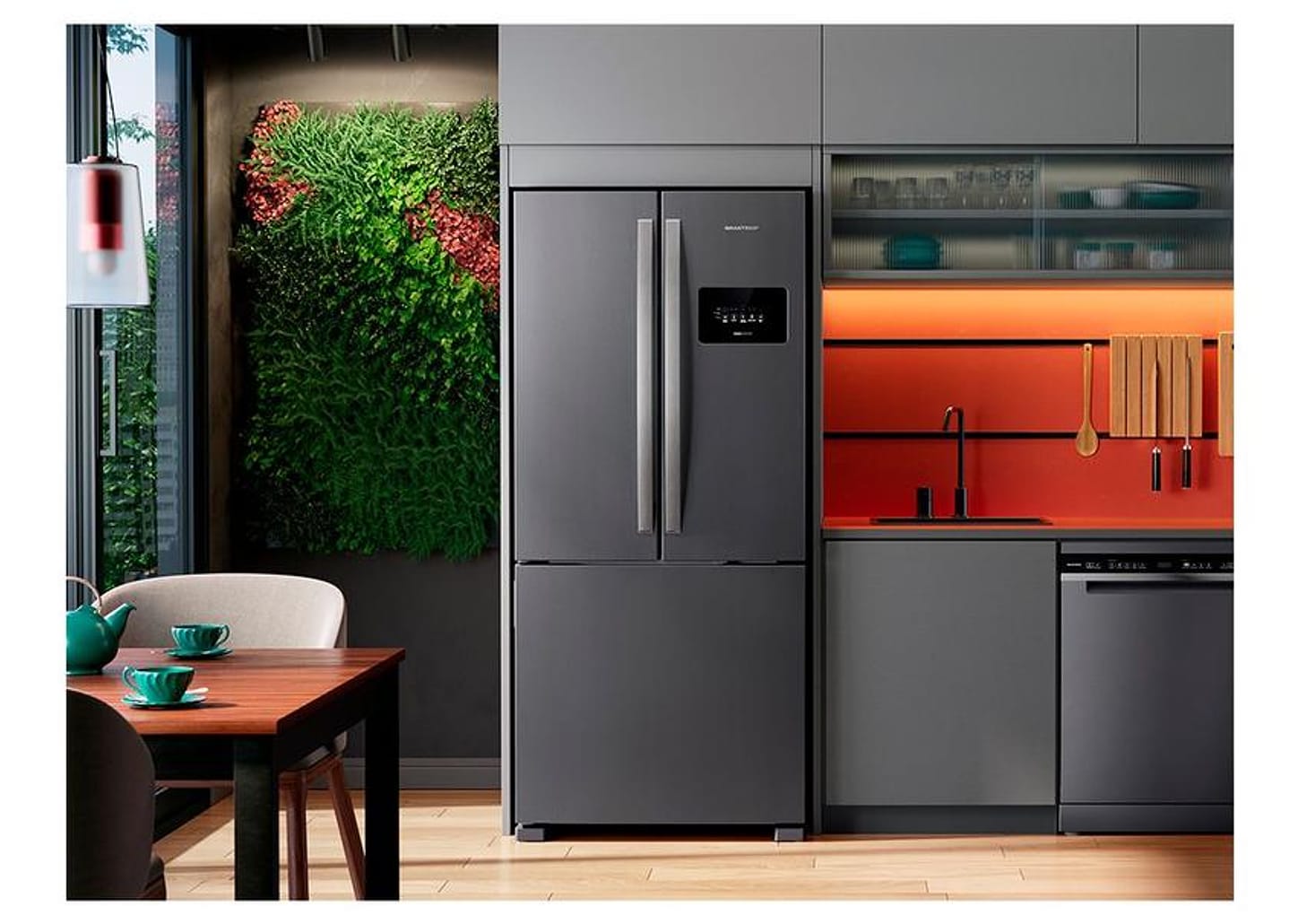 Geladeira/Refrigerador Brastemp Frost Free French Door Inox 559L BRO85MKANA