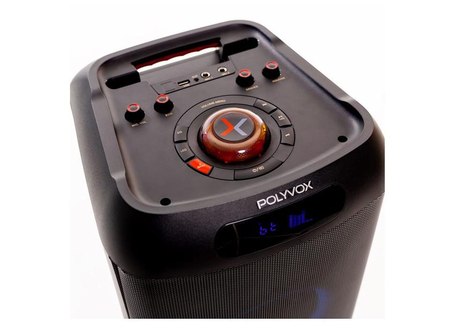 Caixa de Som Torre Polyvox XT-800T Bluetooth 1500W Amplificada