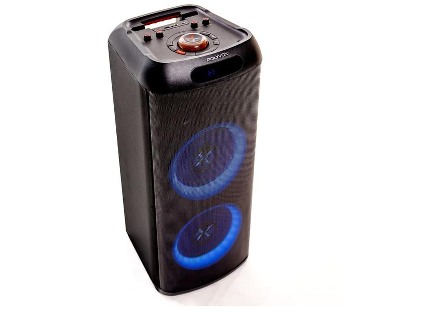 Caixa de Som Torre Polyvox XT-800T Bluetooth 1500W Amplificada