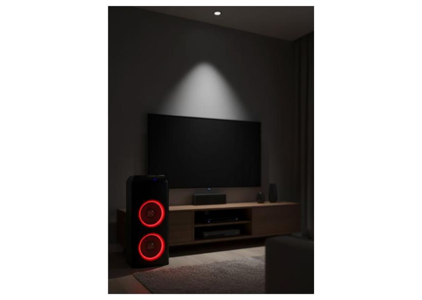 Caixa de Som Torre Polyvox XT-800T Bluetooth 1500W Amplificada