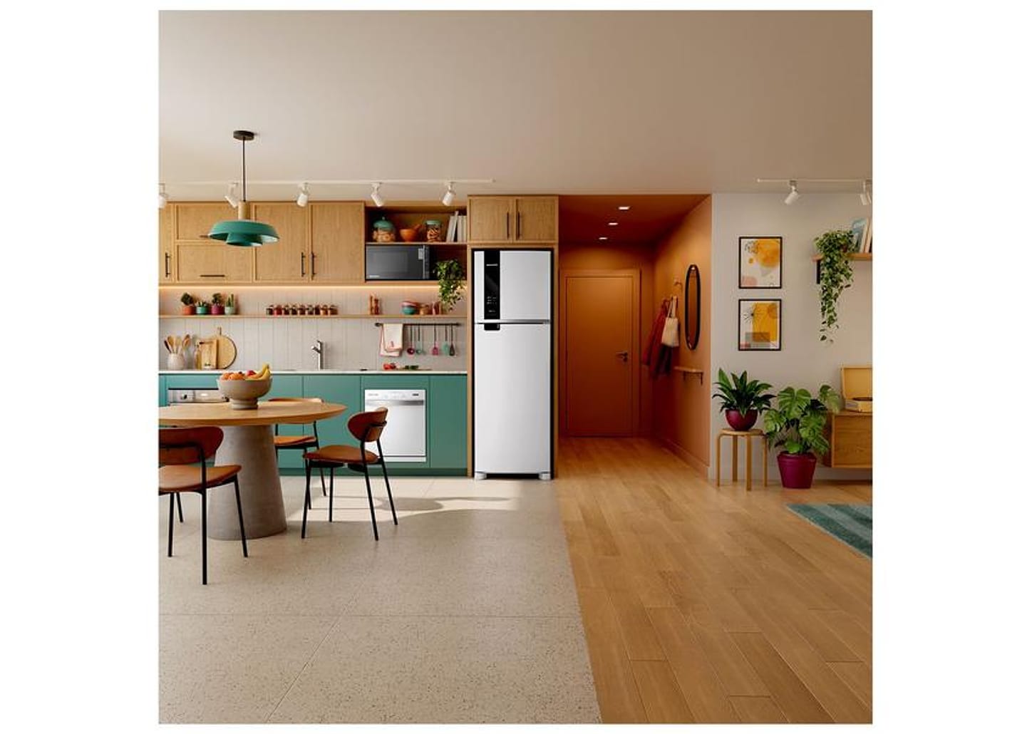 Geladeira/Refrigerador Brastemp Frost Free Duplex Branco 415L BRM52MB