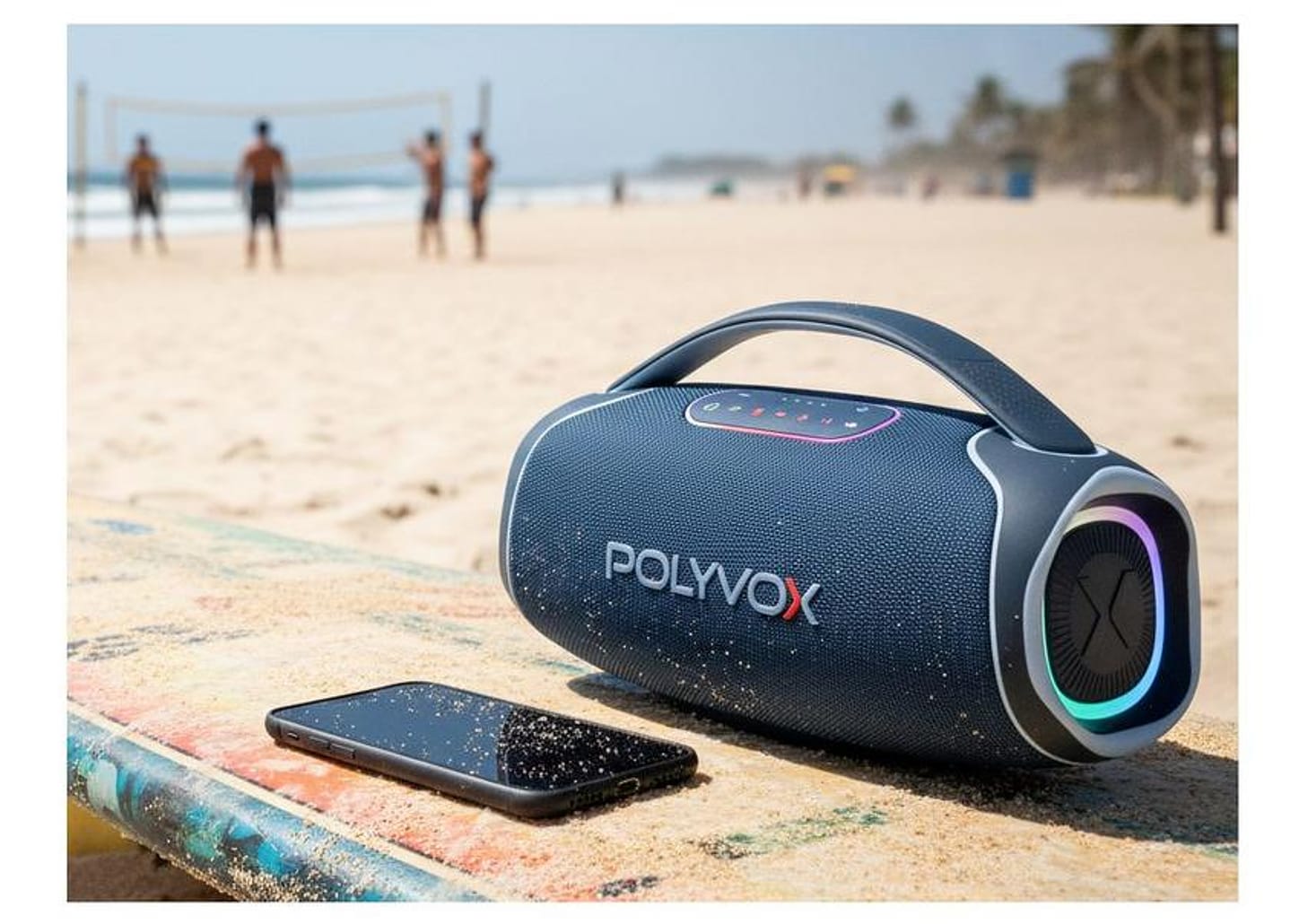 Caixa de Som Polyvox Boombox XB-2 Bluetooth Amplificada Portátil 140W USB