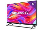 Smart TV 40" AOC Full HD DLED Série 5045 40S5045/78G Roku TV 2024
