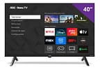 Smart TV 40" AOC Full HD DLED Série 5045 40S5045/78G Roku TV 2024