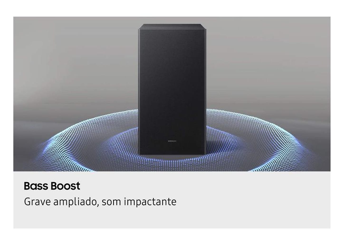 Soundbar Samsung HW-B450F 2.1 Canais Bluetooth com Subwoofer 300W Preto