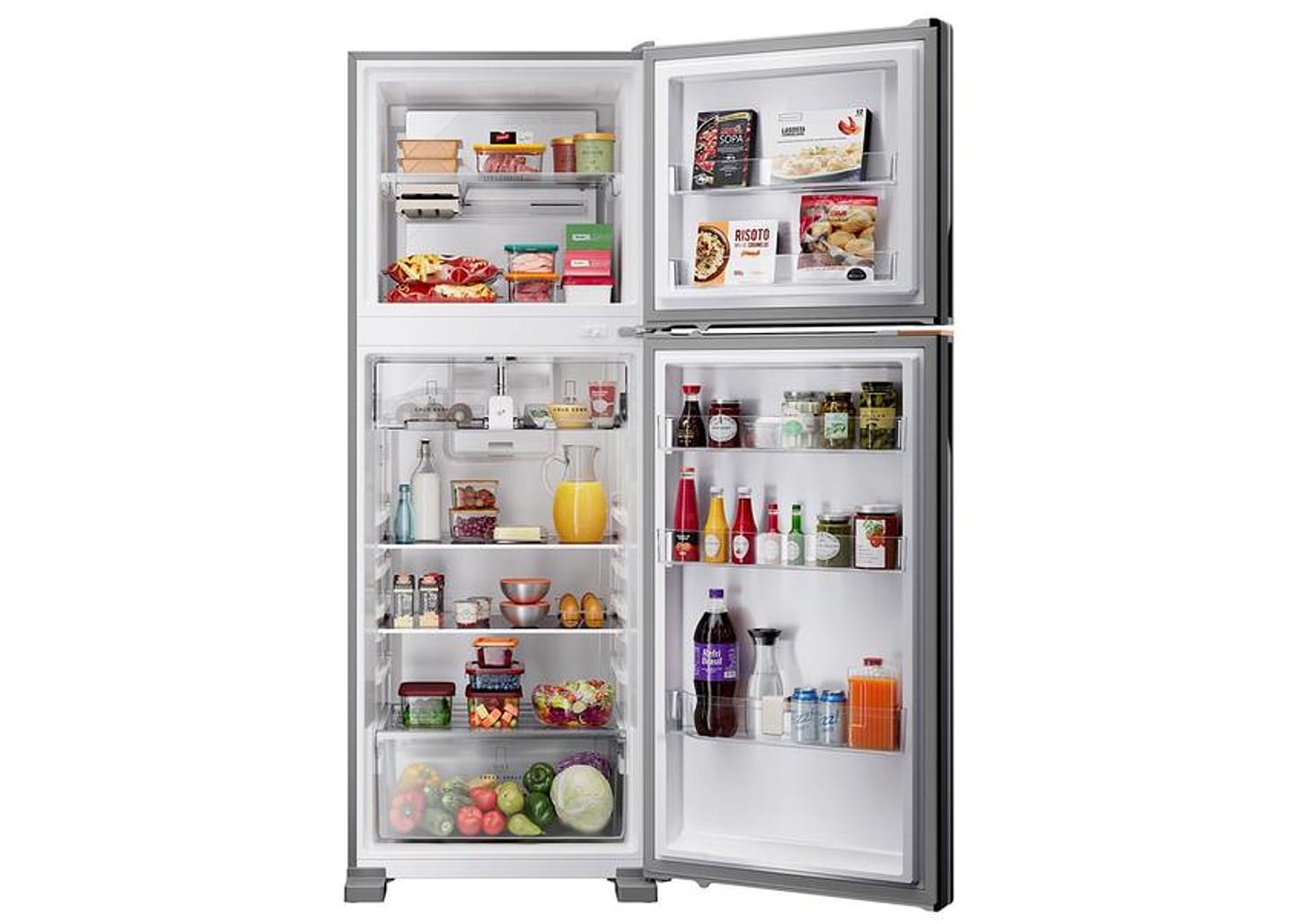 Geladeira/Refrigerador Brastemp Frost Free Duplex Inox 512L BRM62AK Bivolt