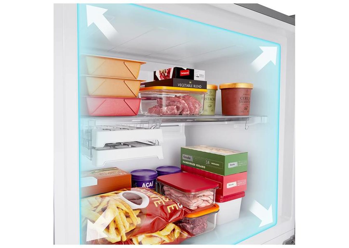 Geladeira/Refrigerador Brastemp Frost Free Duplex Inox 512L BRM62AK Bivolt