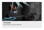 Soundbar Samsung HW-Q600F 3.1.2 Canais Bluetooth com Subwoofer 380W Preto