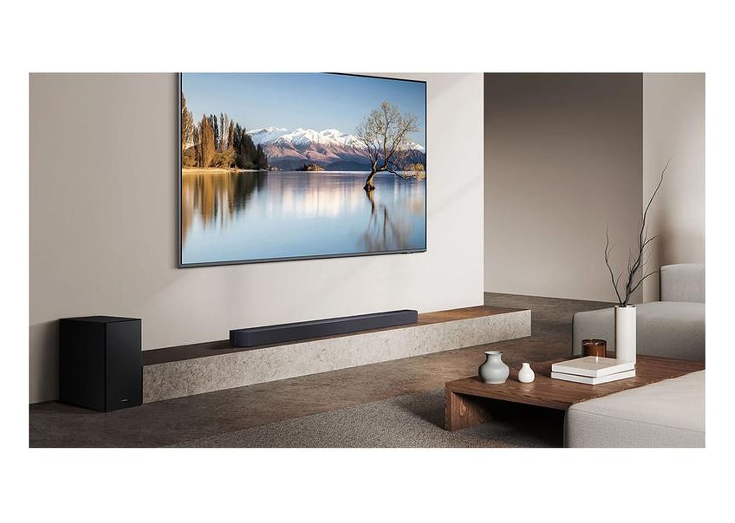 Soundbar Samsung HW-Q600F 3.1.2 Canais Bluetooth com Subwoofer 380W Preto