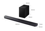 Soundbar Samsung HW-Q600F 3.1.2 Canais Bluetooth com Subwoofer 380W Preto