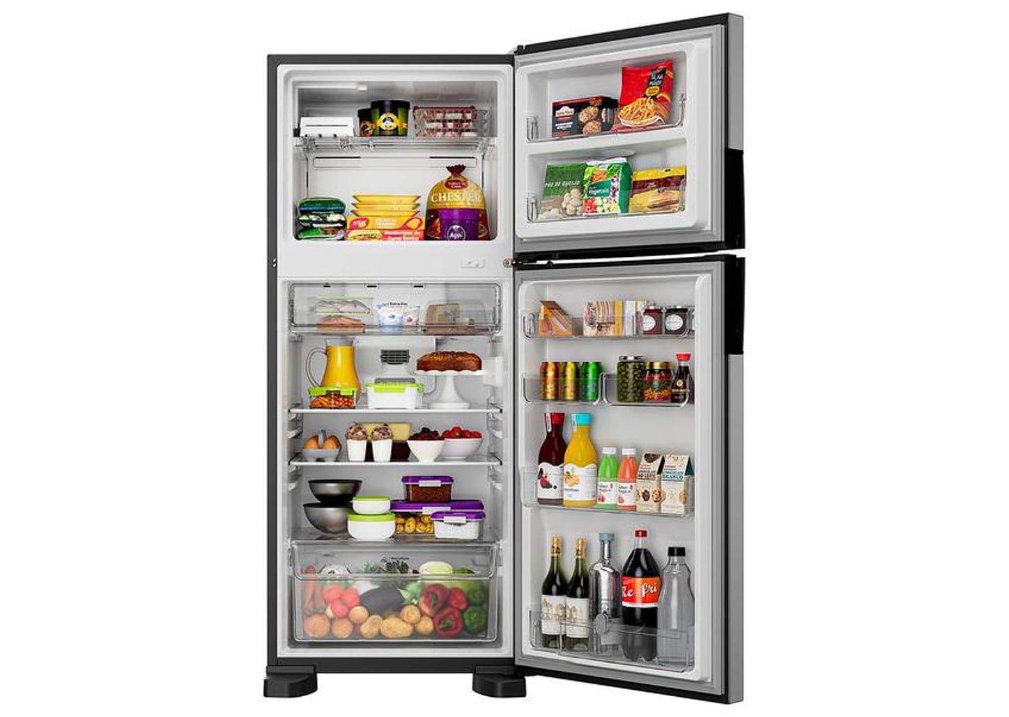 Geladeira/Refrigerador Consul Frost Free Duplex Inox 412L CRM50MK