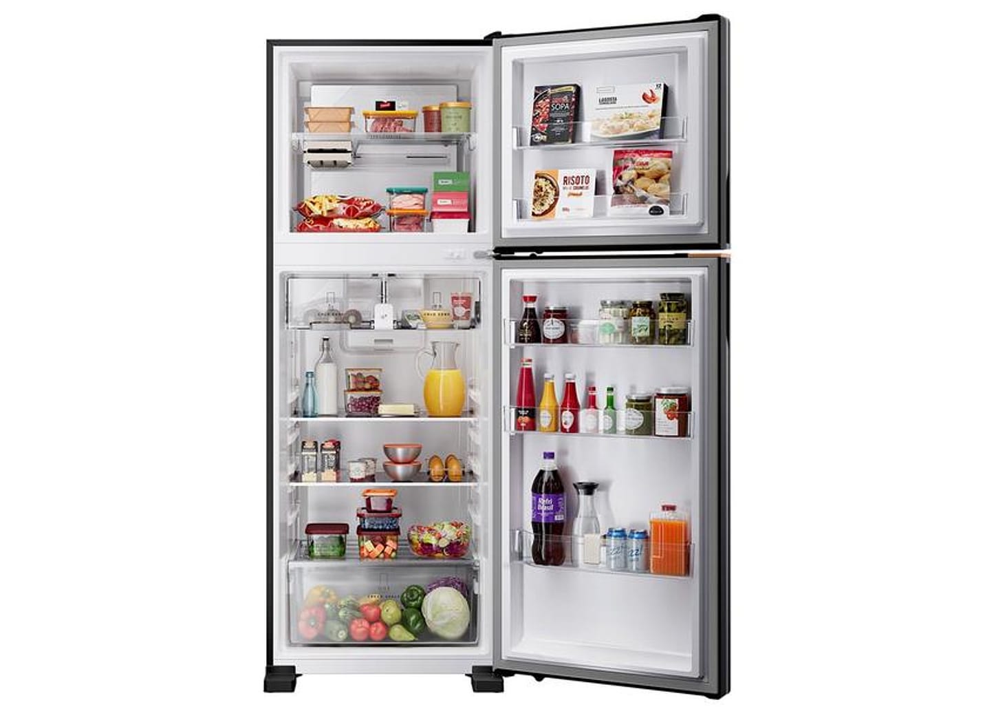 Geladeira/Refrigerador Brastemp Frost Free Duplex Black Inox 512L BRM62AE Bivolt