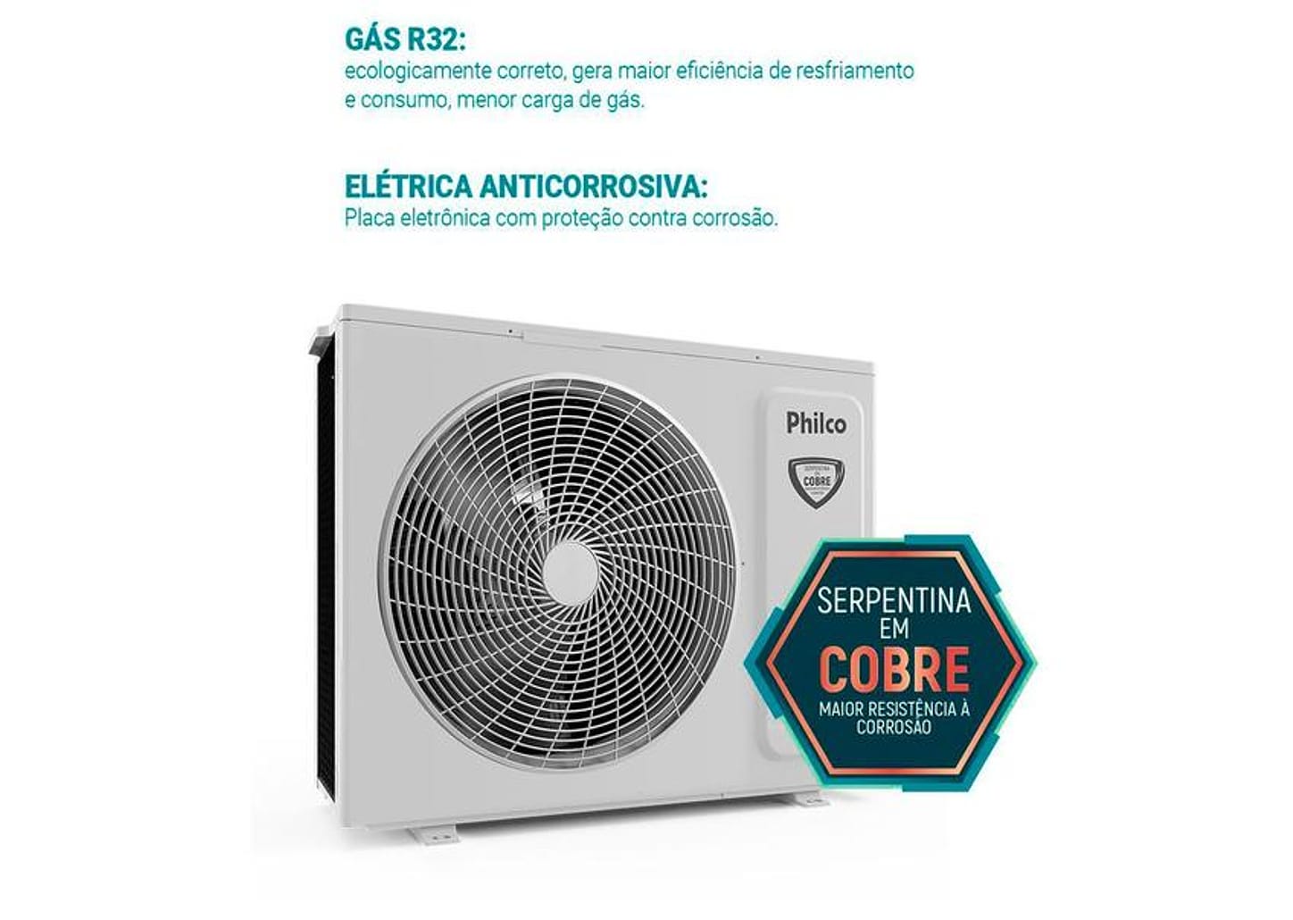 Ar-condicionado Split 9.000 BTUs Philco Eco Inverter Frio PAC9FB