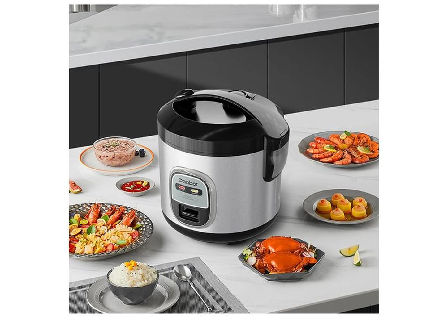 Panela de Arroz Elétrica 5 Xícaras Gaabor Orion RC-20M01AS