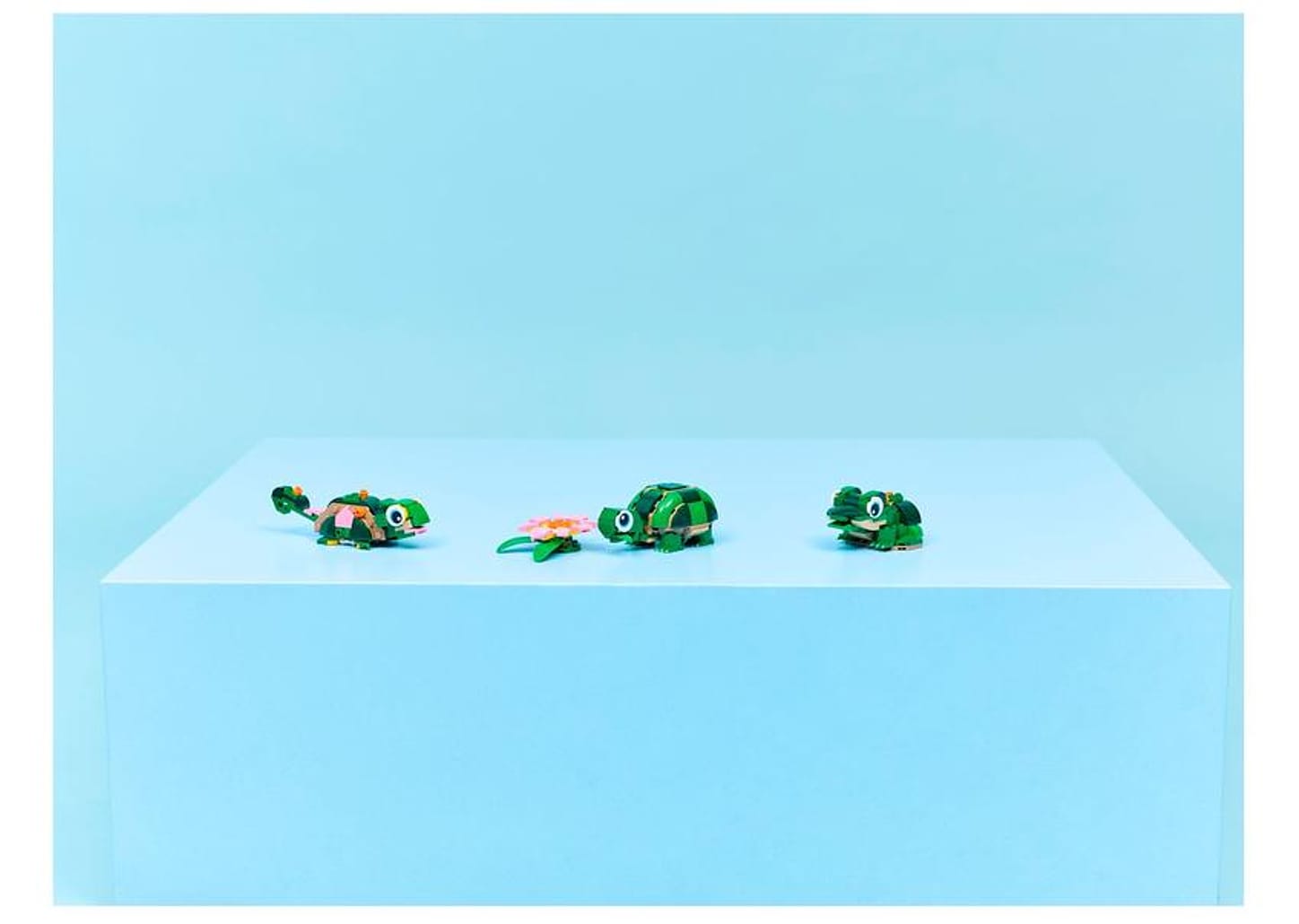 LEGO Creator 3 em 1 Tartaruga com Flor de Lírio