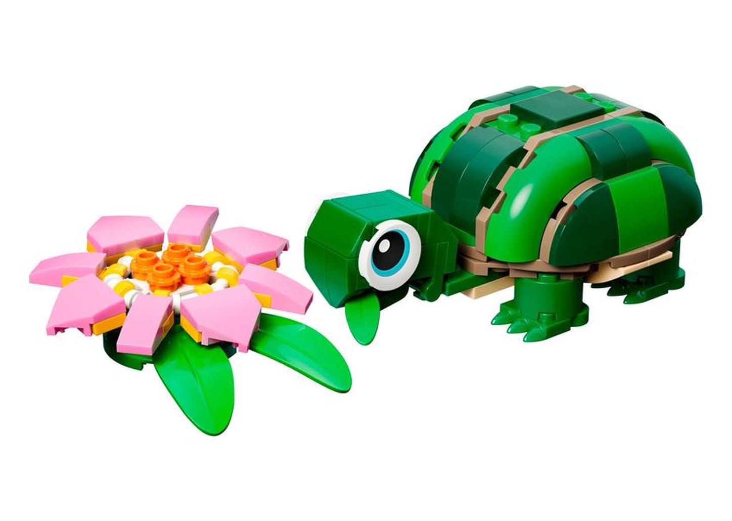 LEGO Creator 3 em 1 Tartaruga com Flor de Lírio