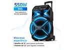 Caixa de Som Amplificada Bluetooth Mondial CM-550-L 550W USB