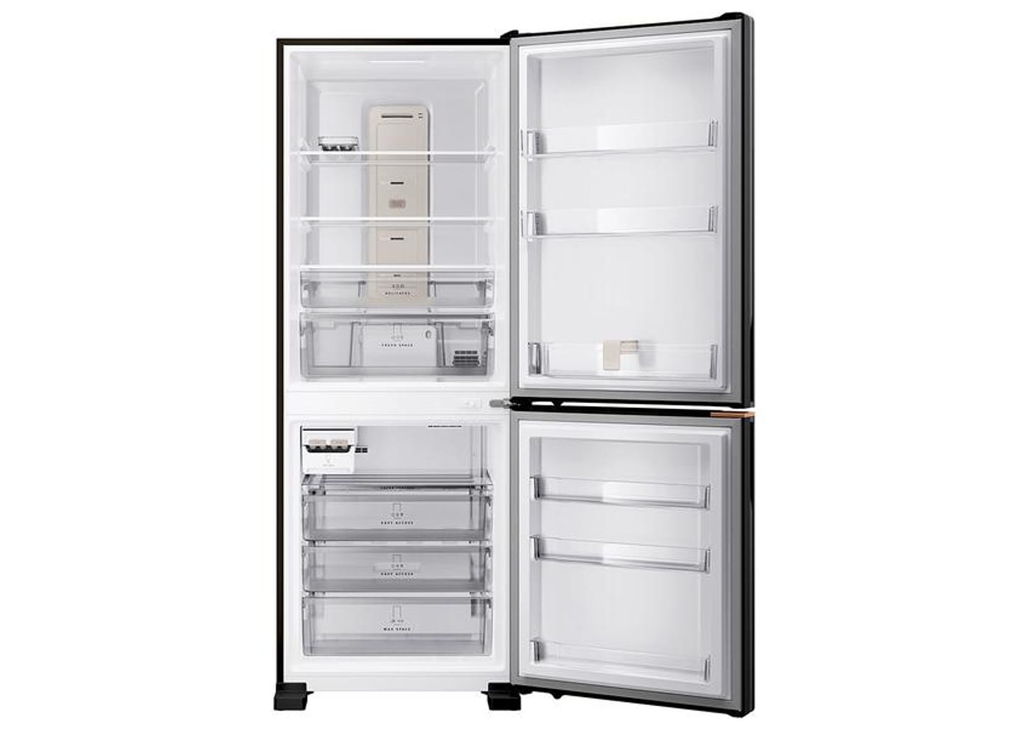 Geladeira/Refrigerador Brastemp Frost Free Inverse Black Inox 500L BRE66AE Bivolt