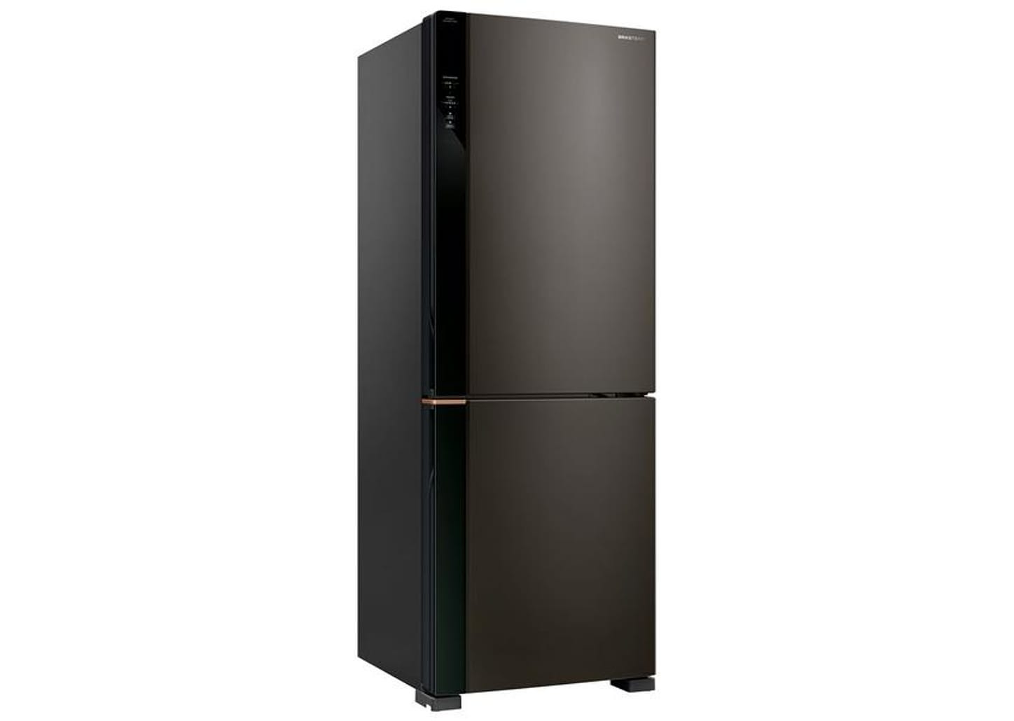 Geladeira/Refrigerador Brastemp Frost Free Inverse Black Inox 500L BRE66AE Bivolt