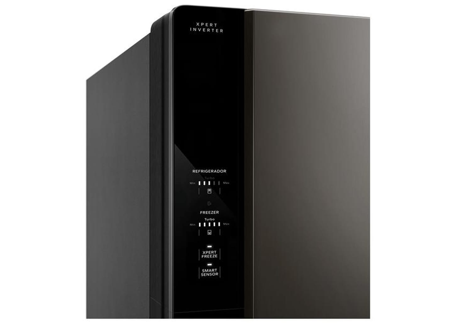 Geladeira/Refrigerador Brastemp Frost Free Inverse Black Inox 500L BRE66AE Bivolt