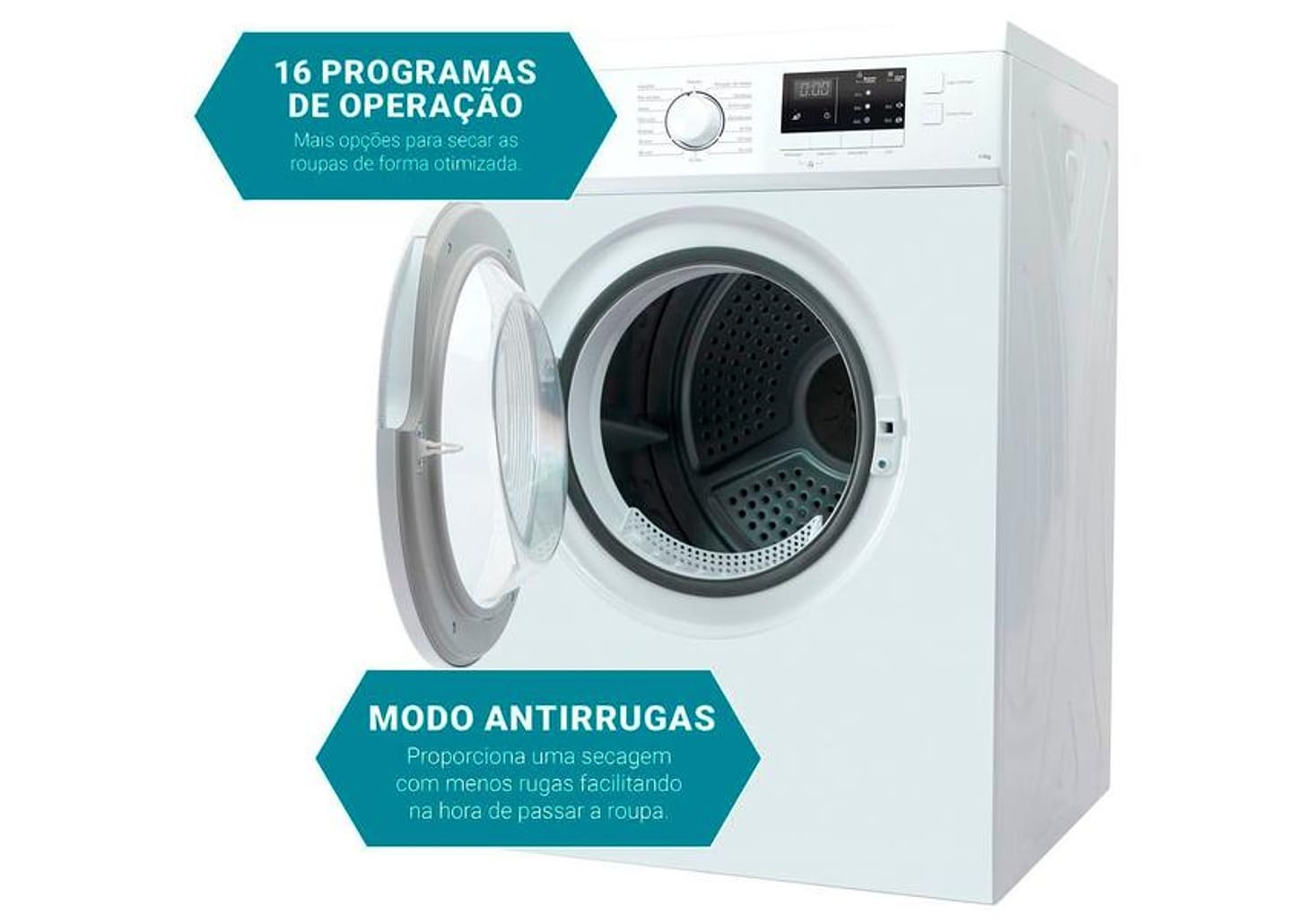 Secadora de Roupas de Piso Philco 11kg PSEC5000 16 Programas de Secagem