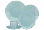 Aparelho de Jantar e Chá 20 Peças Oxford de Porcelana Azul Ryo Blue Bay